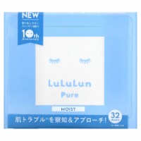 Lululun Pure Beauty Face Mask Moist Blue 6FB 32 Sheets - 17 fl oz (500 ml)