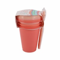 Little Table 17 oz Tumbler with Lid and Straw- Corals