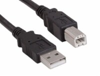 Omni Gear USB A to B Printer Cable Black 6'' 10'' 15''