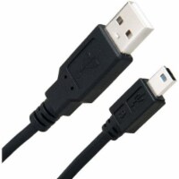 Omni Gear USB 2.0 Type A to Mini B Cable Black 6'' 10'' 15''