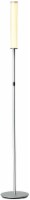ATAYAL OB Dimmable LED Cylinder Floor Lamp, Minimalist Standing Pole Lamp (Silver)
