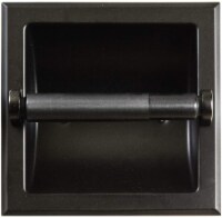 ATAYAL Recessed Toilet Paper Holder, Metal, Easy Installation, Matte Black
