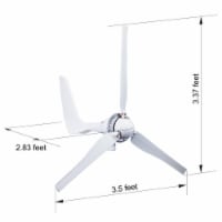 Automaxx DA1200A9CK Windmill 1500W 48V 60A Wind Turbine Generator kit with Bluetooth Controll