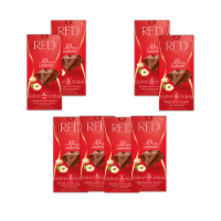 RED Hazelnut & Macademia Milk Chocolate Bar