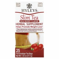 Hyleys Tea Slim Tea Goji Berry 25 Foil Envelope Tea Bags - 1.32 oz (37.5 g)