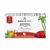 Organic Moringa Superfood Tea Strawberry -- 25 Tea Bags