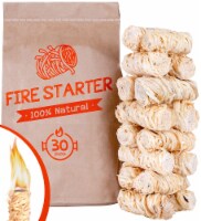 Zorestar Charcoal Firestarters 30pc - Fireplace/Campfire/BBQ