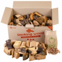 Zorestar 13-15 LB Apple Cherry Wood Chips (Fruit Mix) for Smoker - 100% Natural