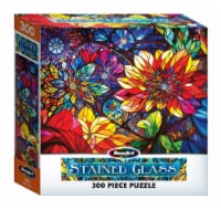 RoseArt® Stained Glass Flowers Jigsaw Puzzle Perspective: Main