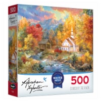 Abraham Hunter™ Church By the River Jigsaw Puzzle Perspective: Main