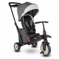smarTrike 6 in 1 Modular Stroller Tricycle with 1 Handed Steering, Gray STR5
