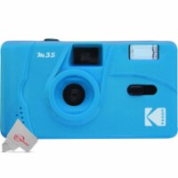 Kodak Vintage Retro M35 35mm Reusable Film Camera with Flash Blue