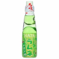 Hata Ramune Honeydew Carbonated Drink Bottle Perspective: Main