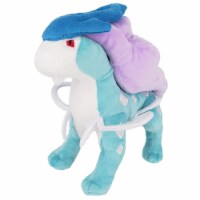 Sanei Pokemon All Star Series - PP64 - Suicune Stuffed Plush, Blue, Purple, 8.5