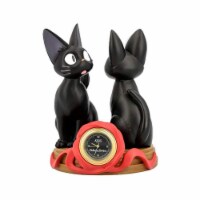 Kiki's Delivery Service Jiji And Stuff Plushed Jiji Statue Desk Clock Figure