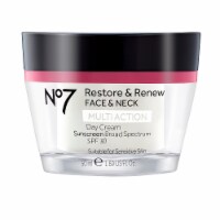 No7 Restore & Renew Face & Neck Multi Action Day Cream SPF 30 Perspective: Main