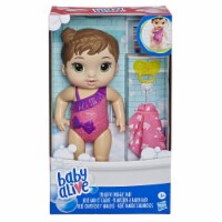 Hasbro Baby Alive Splash 'n Snuggle Baby Brunette Doll Perspective: Main