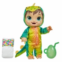 Hasbro Baby Alive Dino Cuties Doll -Brown Hair Perspective: Main