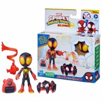 Hasbro Marvel Spidey and His Amazing Friends Web-Spinners Miles Morales Spider-Man Toy Perspective: Main