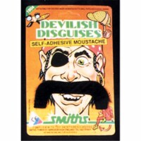 Costumes For All Occasions CB58 Pirate Mustache Black