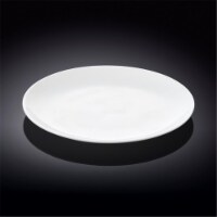 Wilmax 991014 9 in. Rolled Rim Dinner Plate&#44; White - Pack of 36