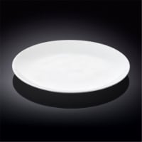 Wilmax 991015 10 in. Rolled Rim Dinner Plate&#44; White - Pack of 24