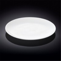 Wilmax 991015 10 in. Rolled Rim Dinner Plate&#44; White - Pack of 24