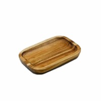 [ Set Of 6] Acacia Serving rectangle tray / dish 6 X 4