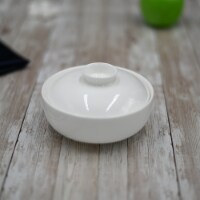 [ Set Of 6] Fine Porcelain 5 | 12.5 Cm 11 Fl Oz | 320 Ml Soup Cup With Lid WL-991137/A