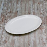 [ Set Of  3] Fine Porcelain Oval Platter 12  | 30.5 Cm WL-992022/A