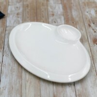 [ Set Of  6] Fine Porcelain Oval Platter 10  | 25.5 Cm WL-992629/A