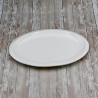 [ Set Of  3] Fine Porcelain Oval Platter 14” | 36 Cm WL-992641/A