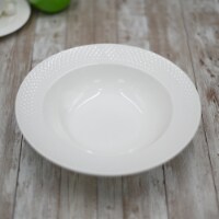 Fine Porcelain Deep Plate 9 | 22.5 Cm Set Of 6 In Gift Box WL-880102/6C