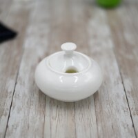 [ Set Of 6] Fine Porcelain Sugar Bowl 8 Oz | 250 Ml WL-995021/A