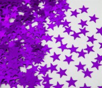 8 Pk 14g Each Star Purple  Glitz Confetti Table Confetti Sprinkles Decorations