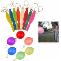 20 Large Punch Balloons with Elastic Multi Coloured Loot Bag Party Fillers Toys