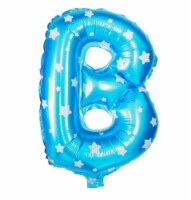 16  Blue Letter 'B’ Balloons Party Inflatable Banner Decorations Gifts