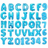 16  Blue Letter K Balloons Party Inflatable Banner Decorations Gifts