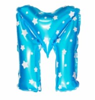 16  Blue Letter M Balloons Party Inflatable Banner Decorations Gifts
