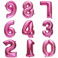 16  Pink Number 9 Balloon Inflatable Banner Party Bunting Decorations