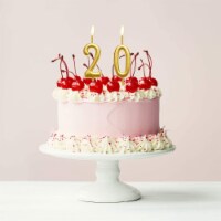Gold 9 Number Candle Birthday Anniversary Party Cake Decorations Topper