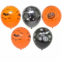 Shatchi 24pcs Printed Halloween Balloons 12  Scary Trick Or Trit Scary Party Decorations