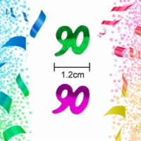 Shatchi 14g 90th Mix Happy Birthday Party Glitz Table Confetti Sprinkles Decorations