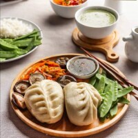 [ Set Of 6] Natural Bamboo Plate 9 | 23 Cm WL-771033/A