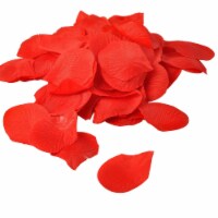 100 Deep Red Quality Silk Rose Petals Confetti -Wedding anniversary Decorations