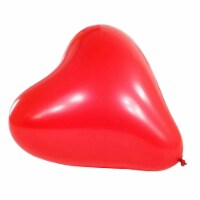 50 pcs Latex Hearts Shaped Red Balloons for Valentine anniversary celebrations