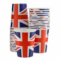 20 Union Jack Paper Cups British Street Party Royal Wedding Supplies Tableware