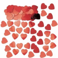 Shatchi 14g Heart Shape Jumbo Red Table confetti