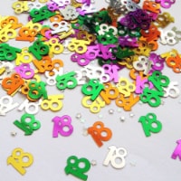 14g 18th Multi-Colour Birthday Party Glitz Table Confetti Sprinkles Decorations