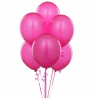 25 Fuchsia Pink Balloons Party Decorations Birthday Wedding Helium Air Plain
